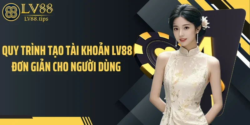 Quy trình tạo tài khoản LV88 đơn giản cho người dùng 