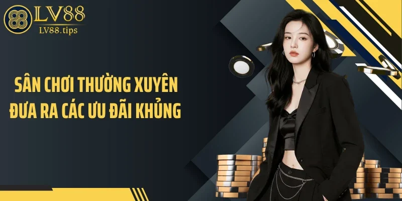 Sân chơi thường xuyên đưa ra các ưu đãi khủng 