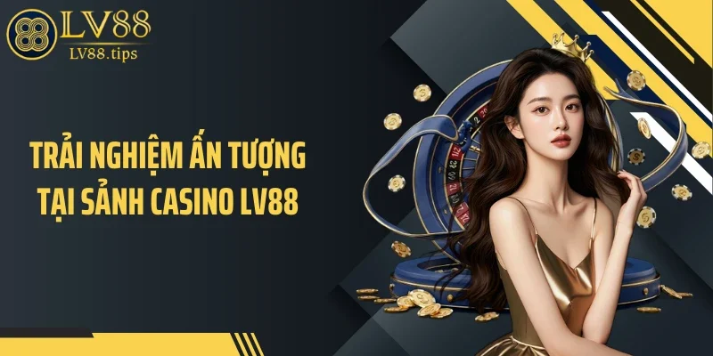 Trải nghiệm ấn tượng tại sảnh casino LV88